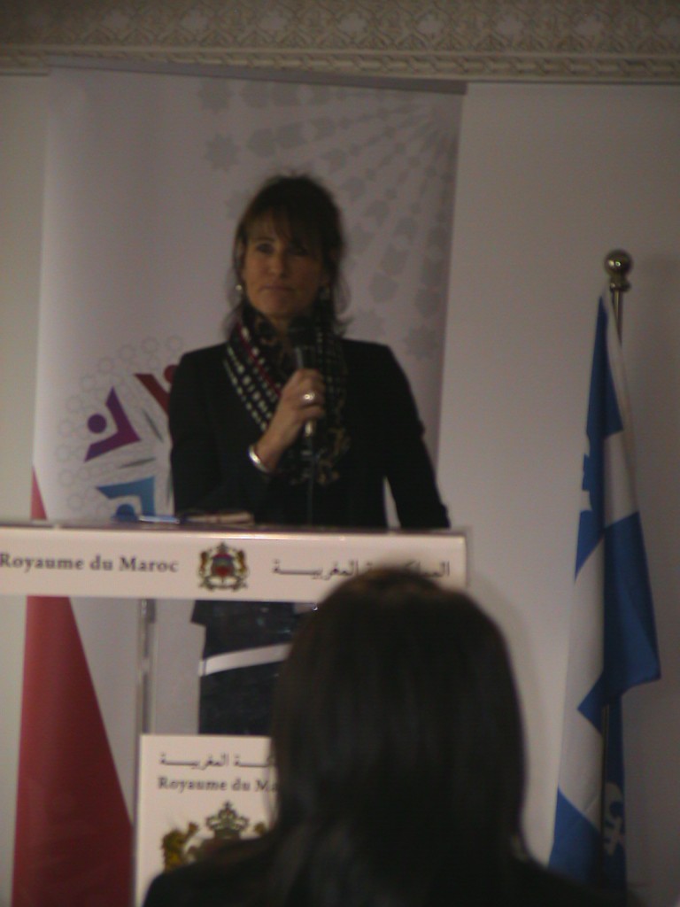 mme la ministre de l'Immigration, de la Diversité et de l'Inclusion du Québec, Kathleen Weil.canada1
